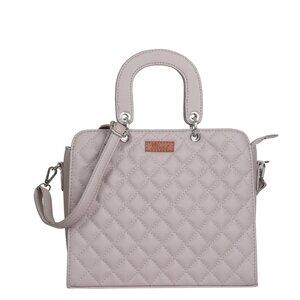 Vegan Leather Mauve Colour Handbag for Women– Top-Handle Tote Bag, Satchel Purse